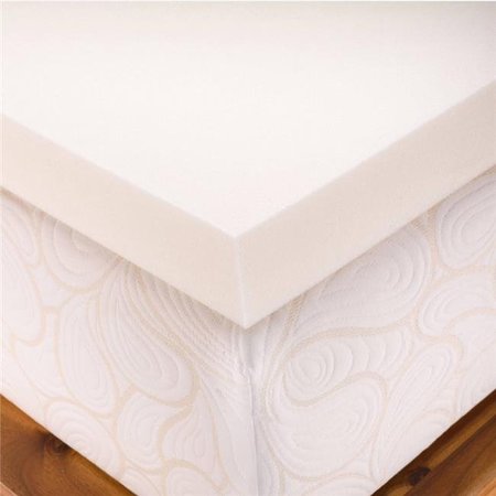 MEMORY FOAM SOLUTIONS Memory Foam Solutions UBSPUFF3305 5 in. Thick Full & Double Size Firm Conventional Polyurethane Foam Mattress Pad Bed Topper UBSPUFF3305
